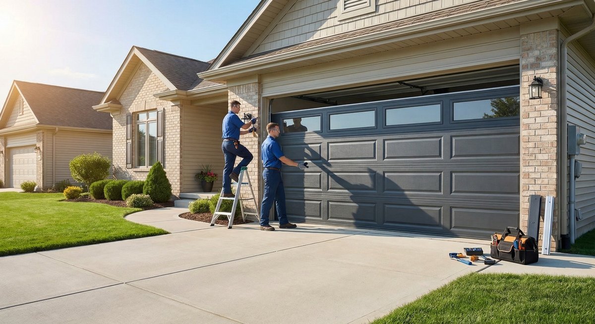 Garage door work by Stonegate of Rockville in Rockville