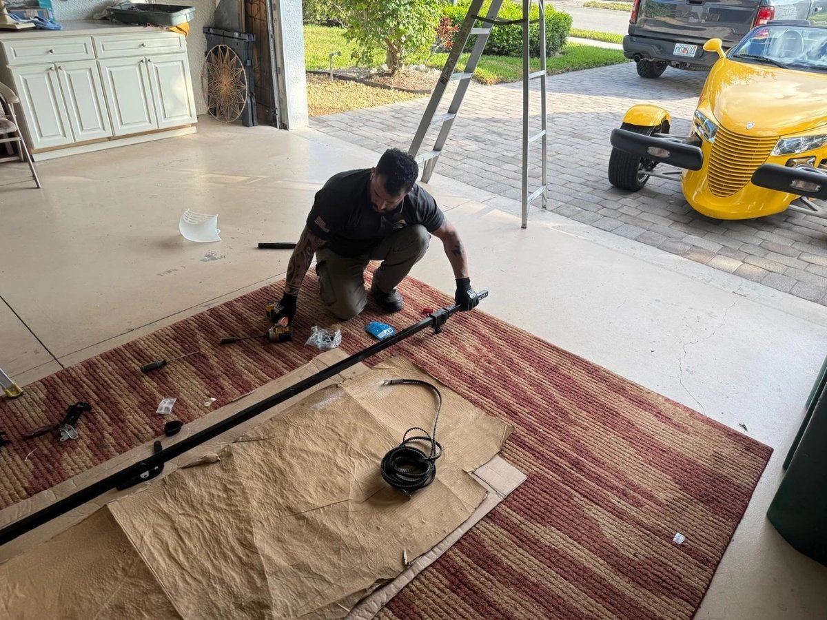 A Stonegate of Rockville technician on a job in Rockville
