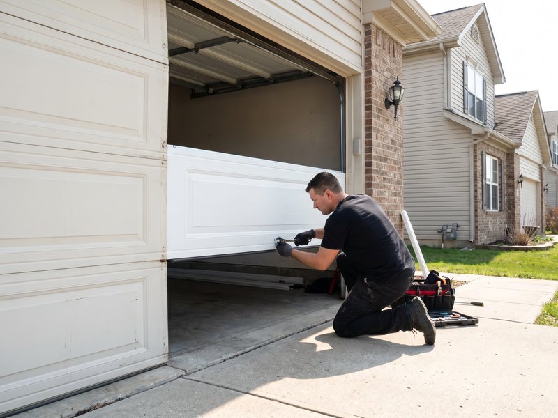 Garage Door Panel Replacement work on a garage door