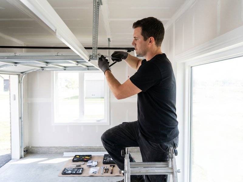 Garage door repair work by Stonegate of Rockville in Rockville